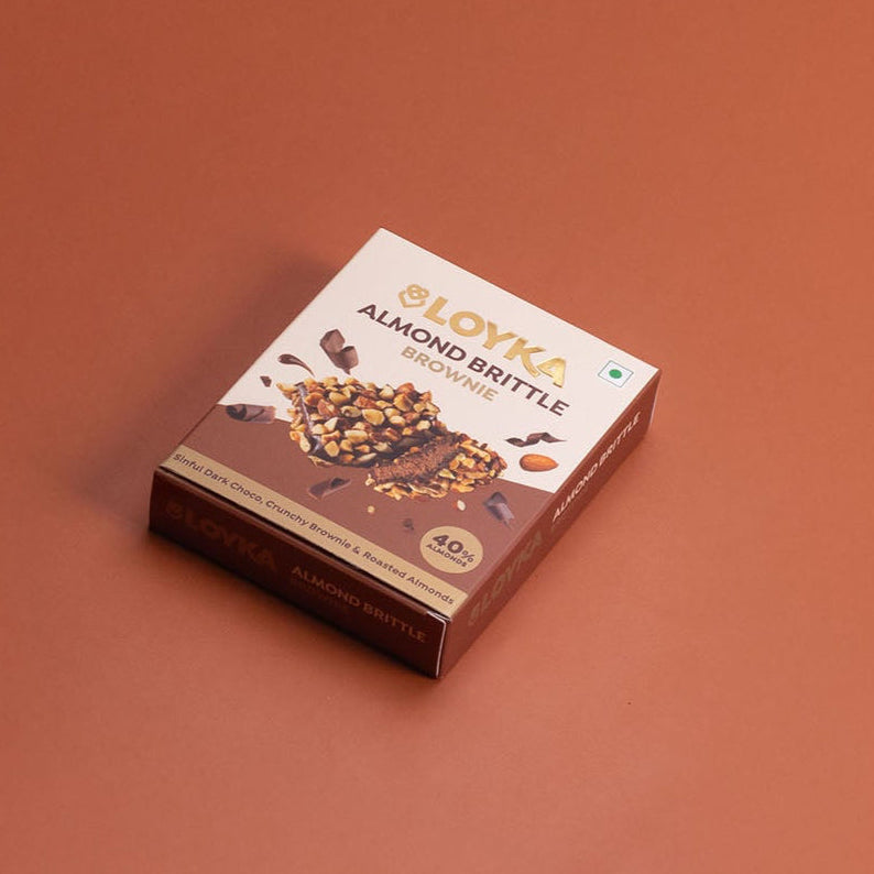 Loyka Mini Almond Brittle Brownie