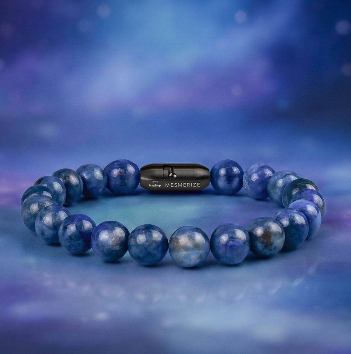 Clarity Blue Kyanite Natural Stone Bracelet With MagSnap 2