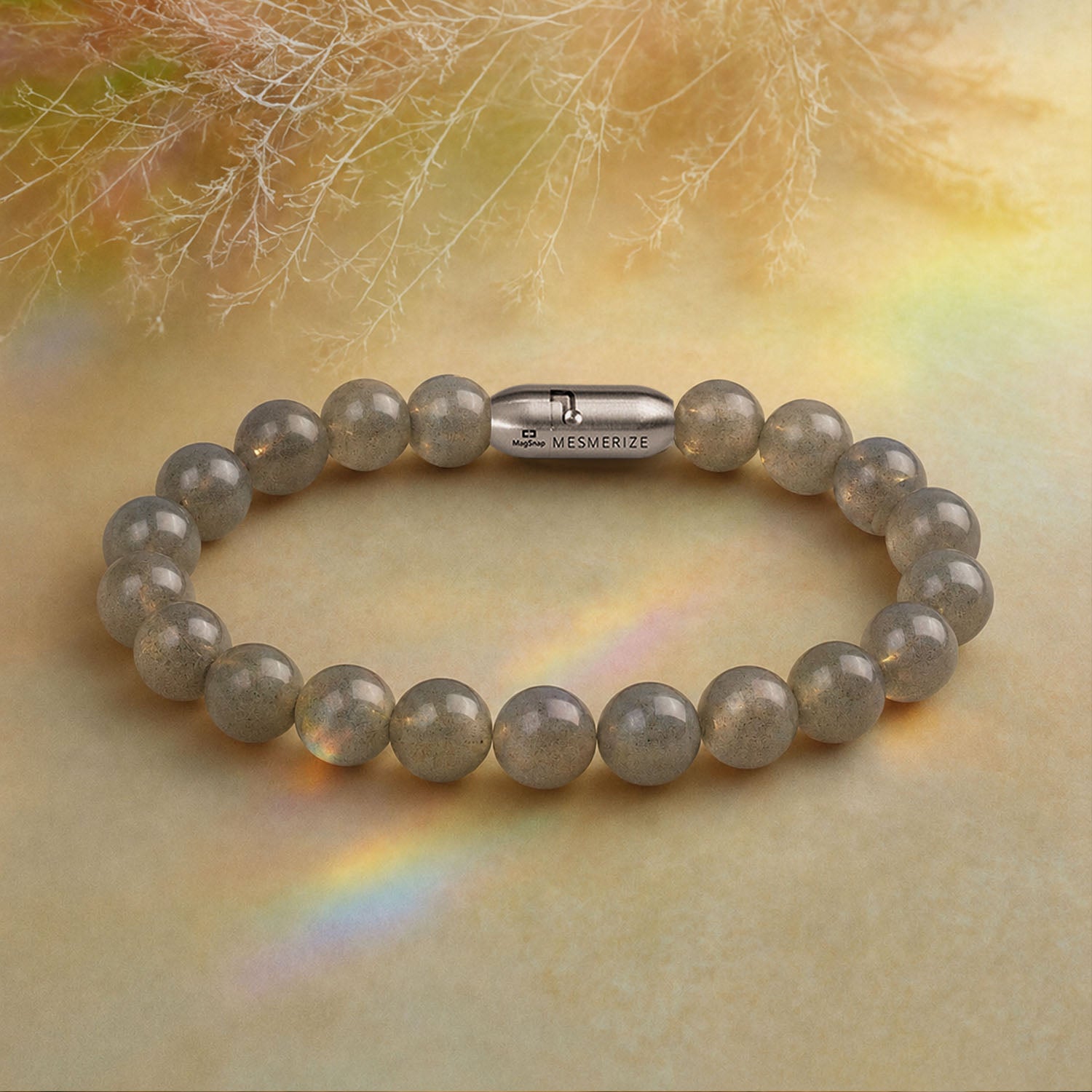 Resilient Labradorite Natural Stone Bracelet With MagSnap 2