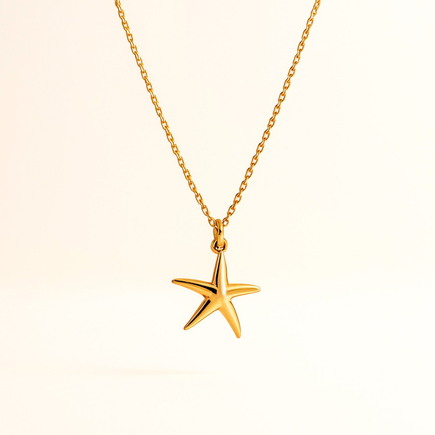 Aria Star Glimmer 18k Gold Necklace