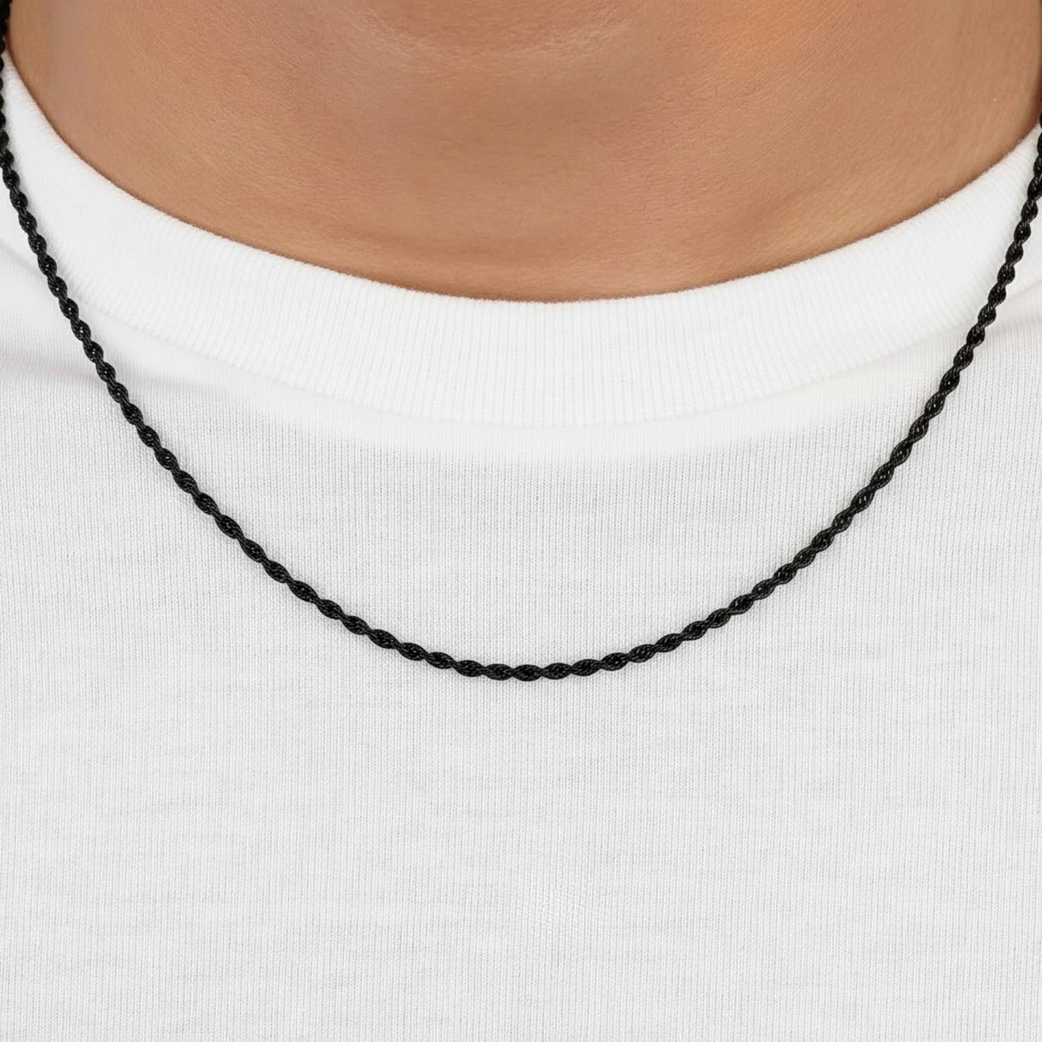 M Premium Jewellery Necklace Oscar Black