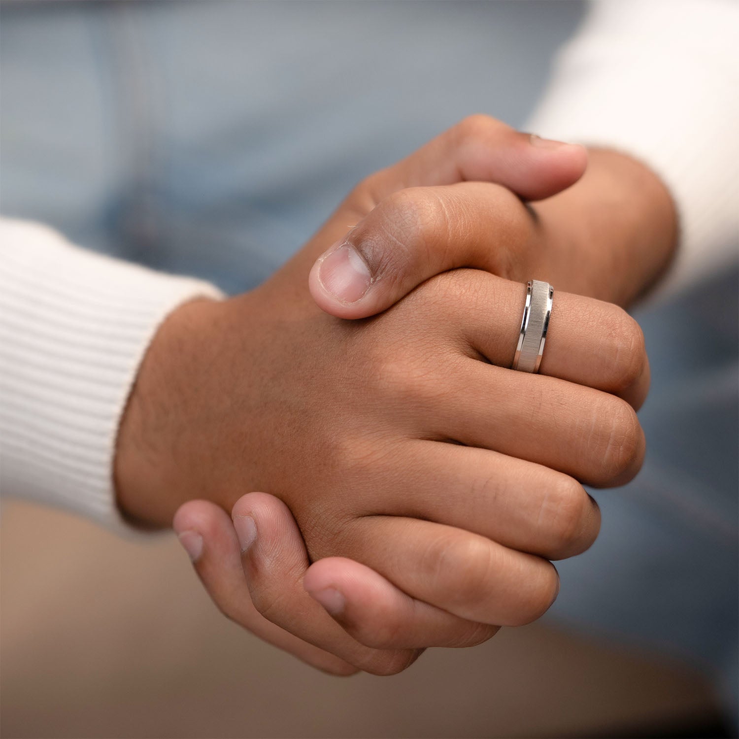 Emberon Band Ring Silver