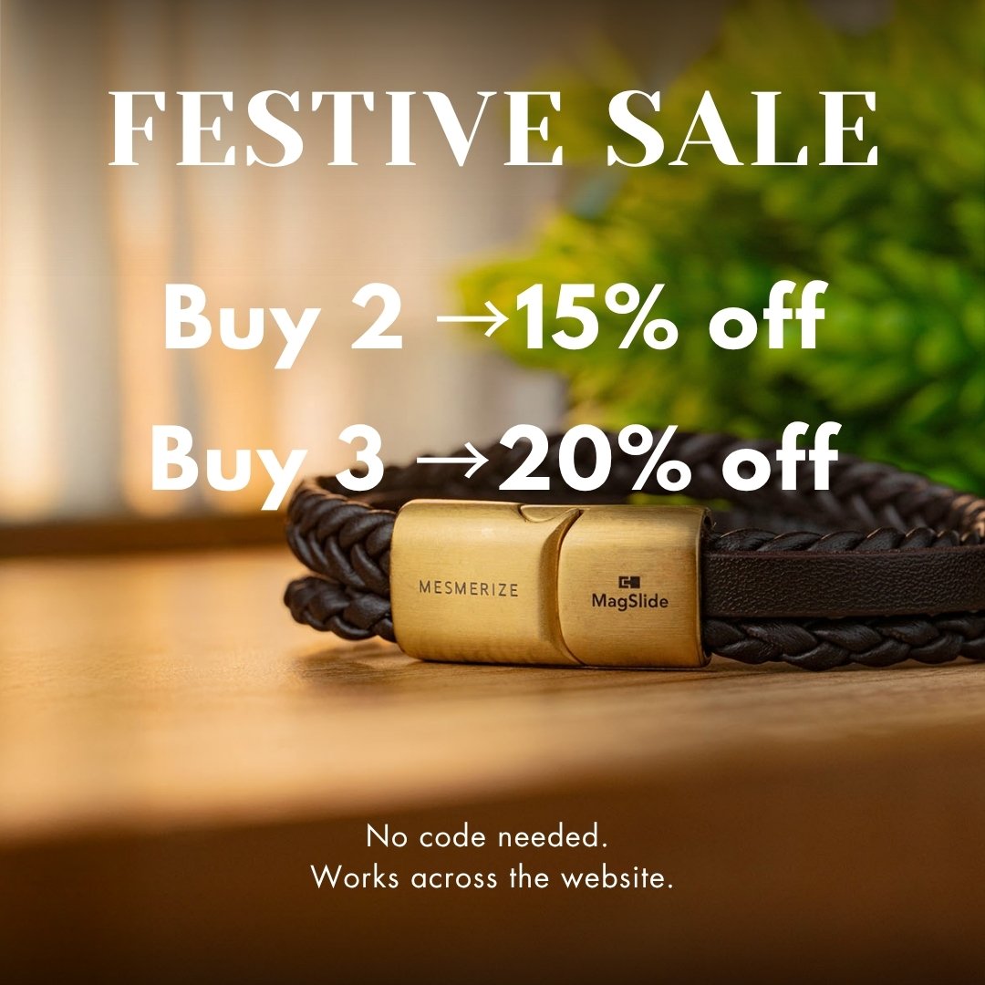 Dominion Layered NeoLeather Bracelet With MagSlide