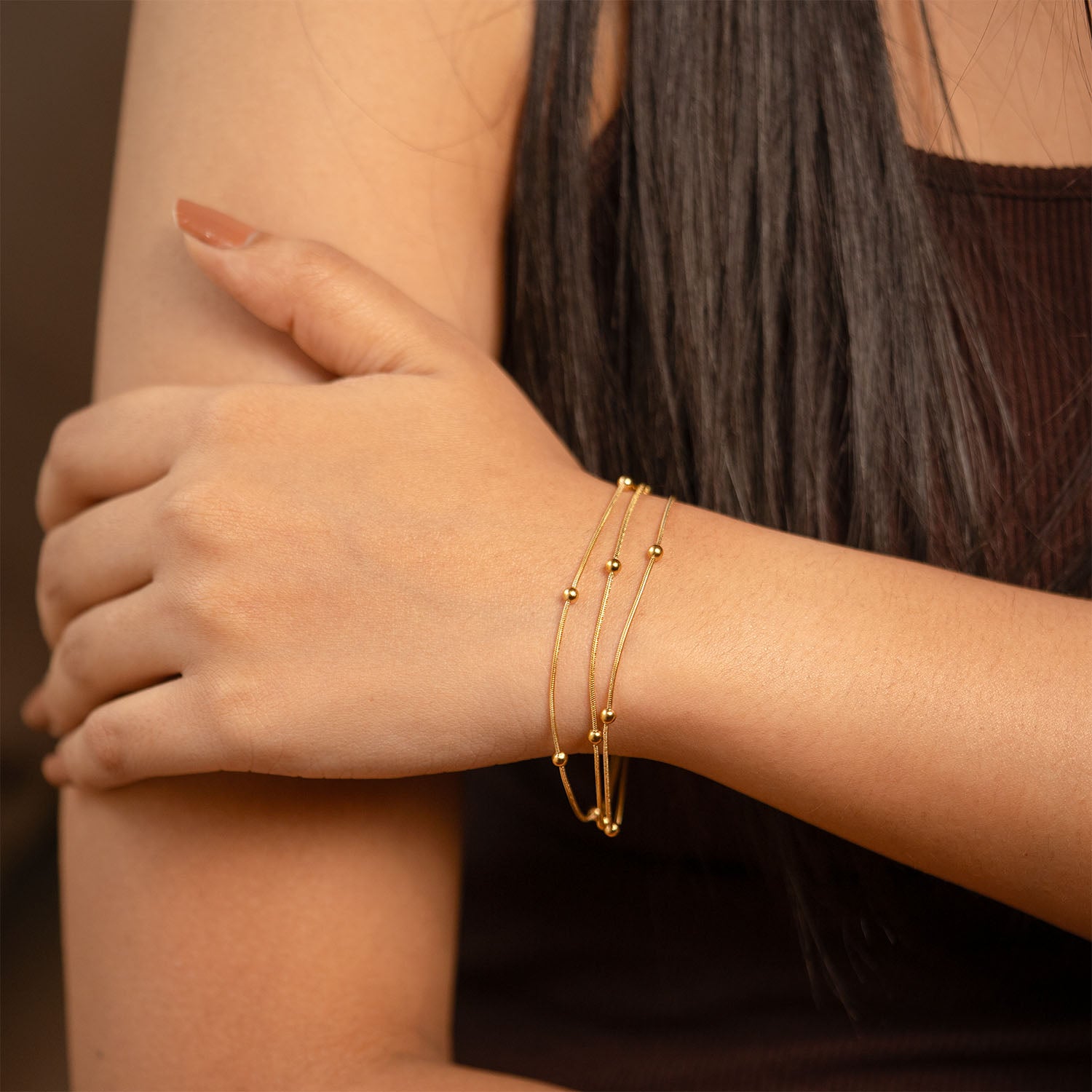 Liora Gold Layered Bracelet