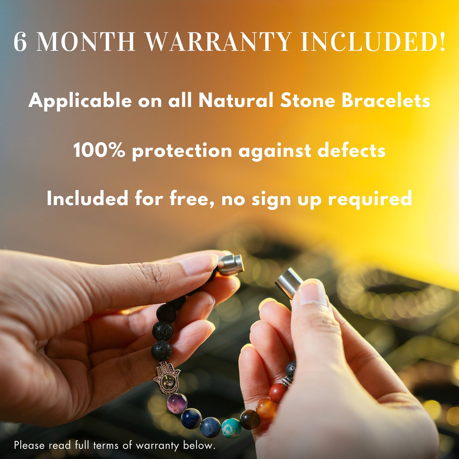 925 Sterling Silver Pyrite Trishul Natural Stone Bracelet with Magsnap2