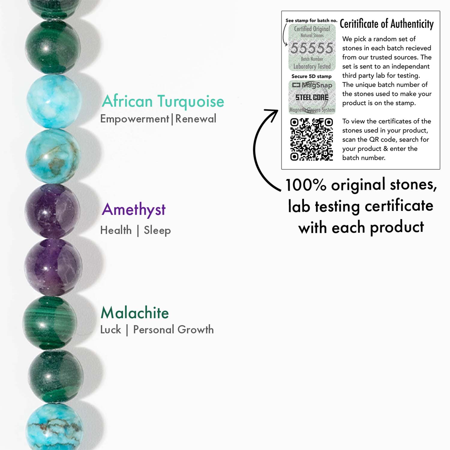 Mystic Harmony Turquoise Natural Stone Bracelet