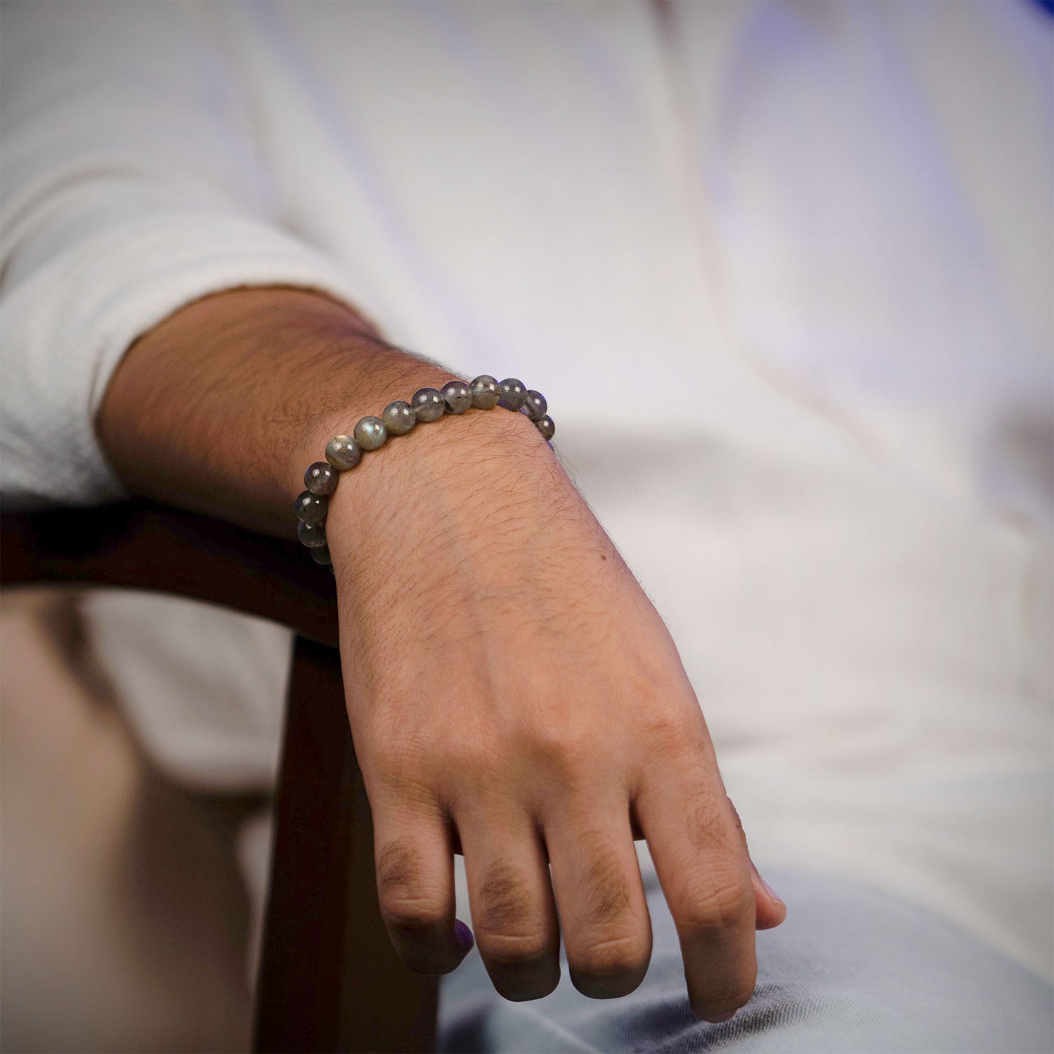 Resilient Labradorite Natural Stone Bracelet With MagSnap 2