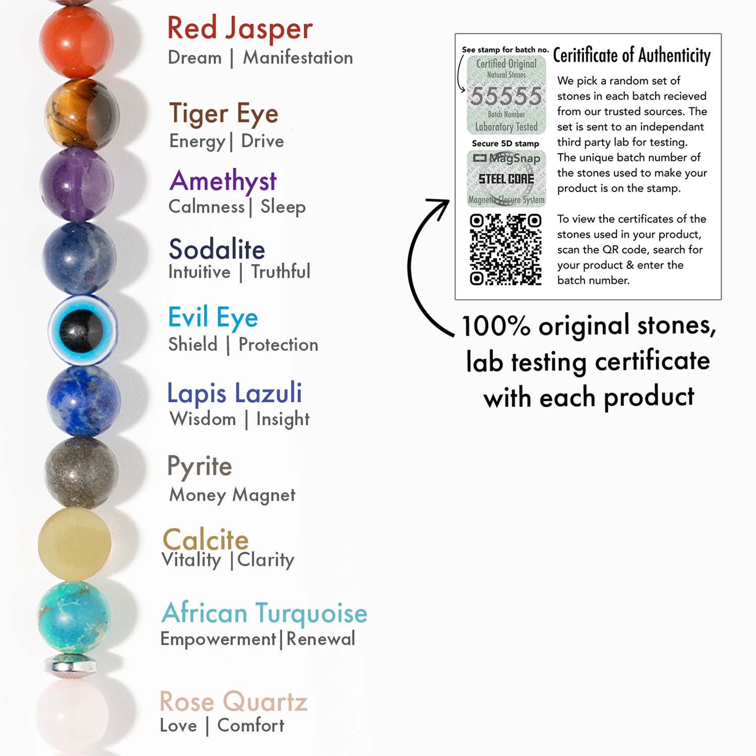 Solace Rose Quartz 9 Chakras Magsnap2