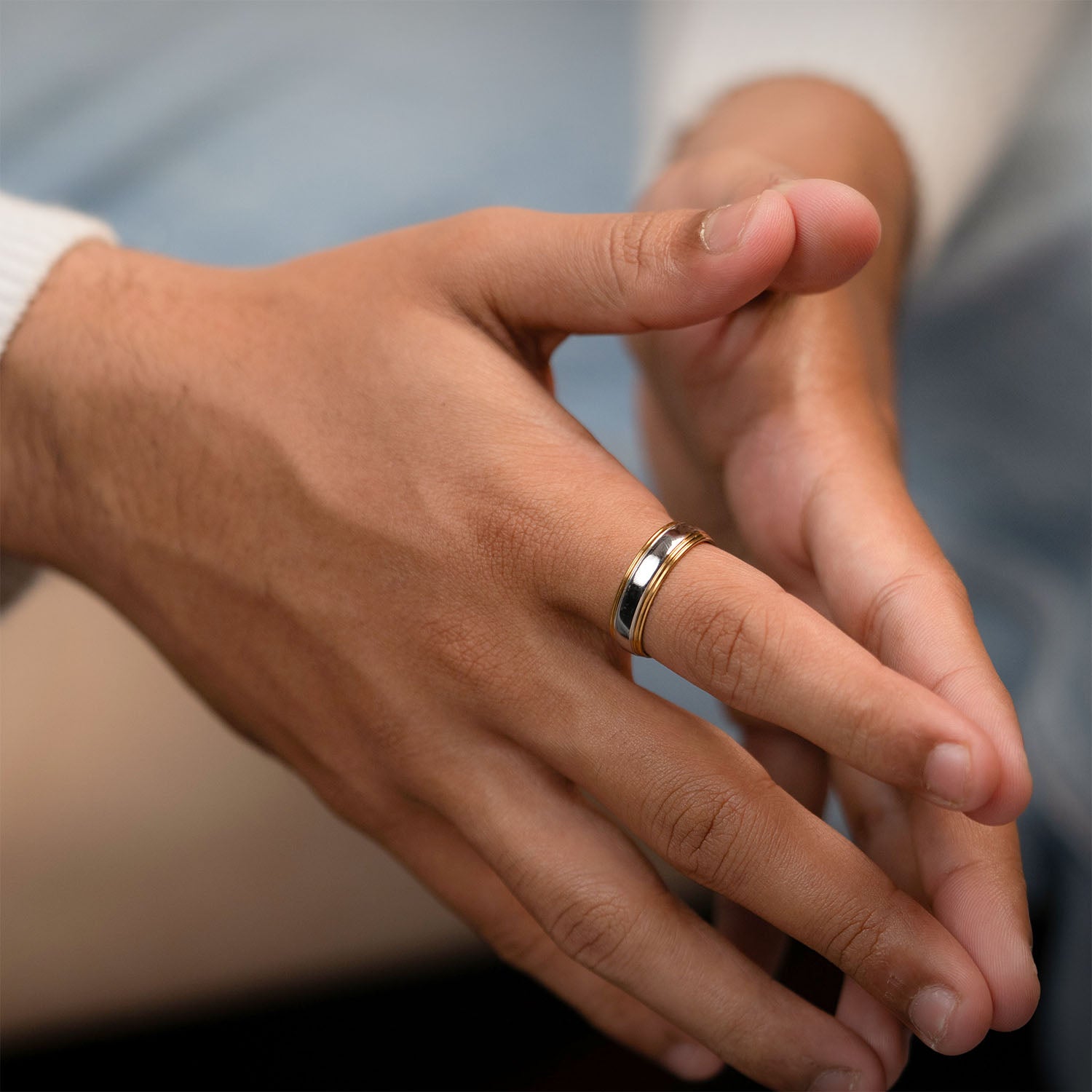 Torque Band Ring Silver