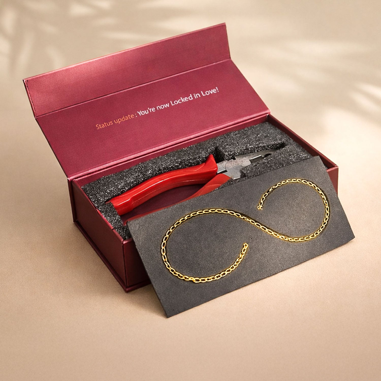 Love Locked Permanent Couple Bracelet Kit