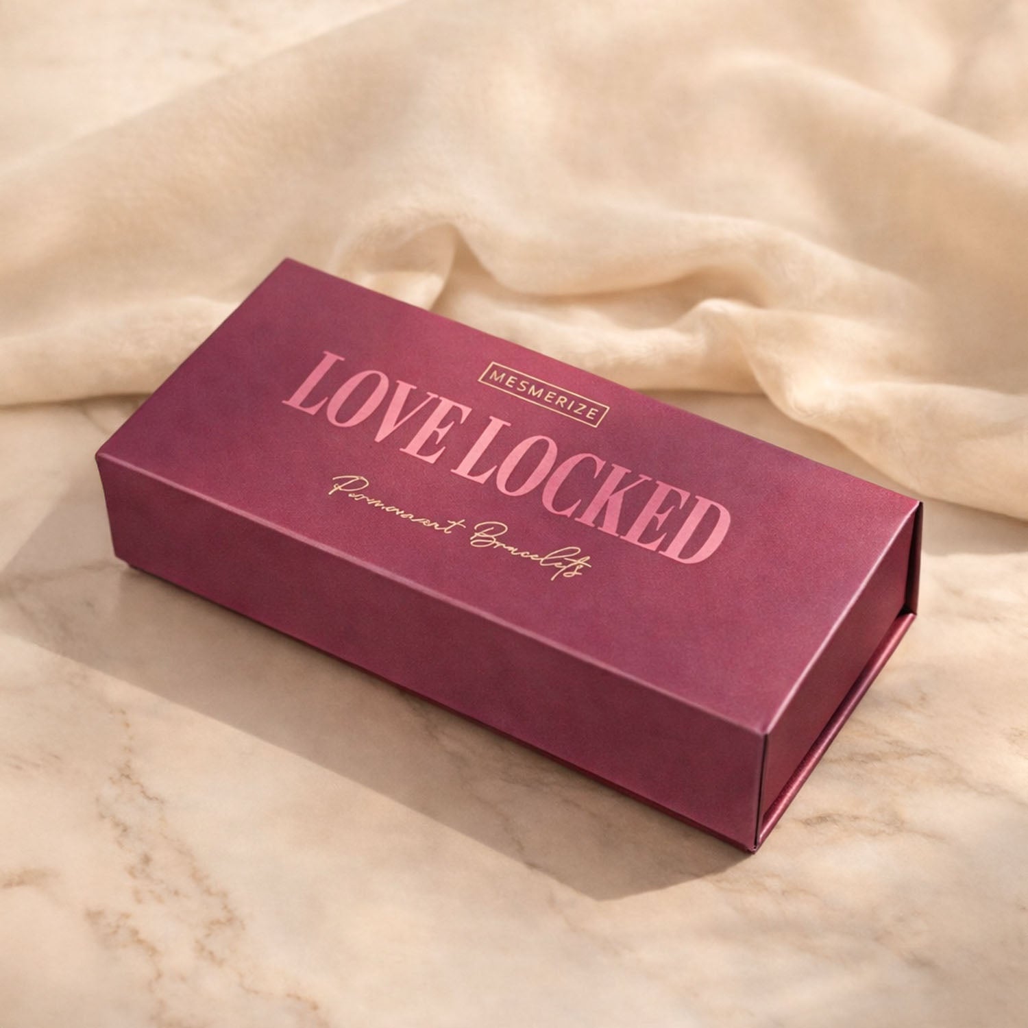 Love Locked Permanent Couple Bracelet Kit Gold