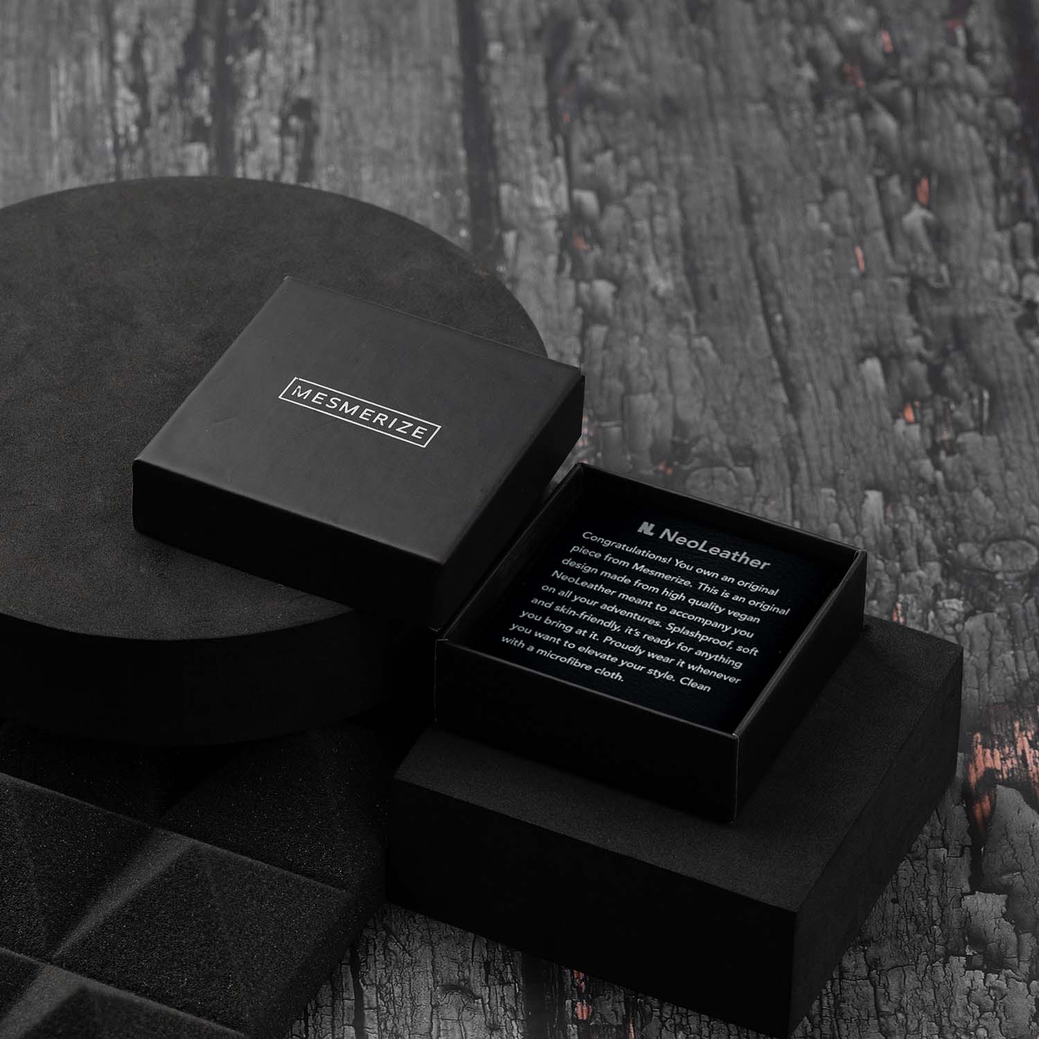 Rebel Grip Draped NeoLeather Bracelet with MagSlide Brown