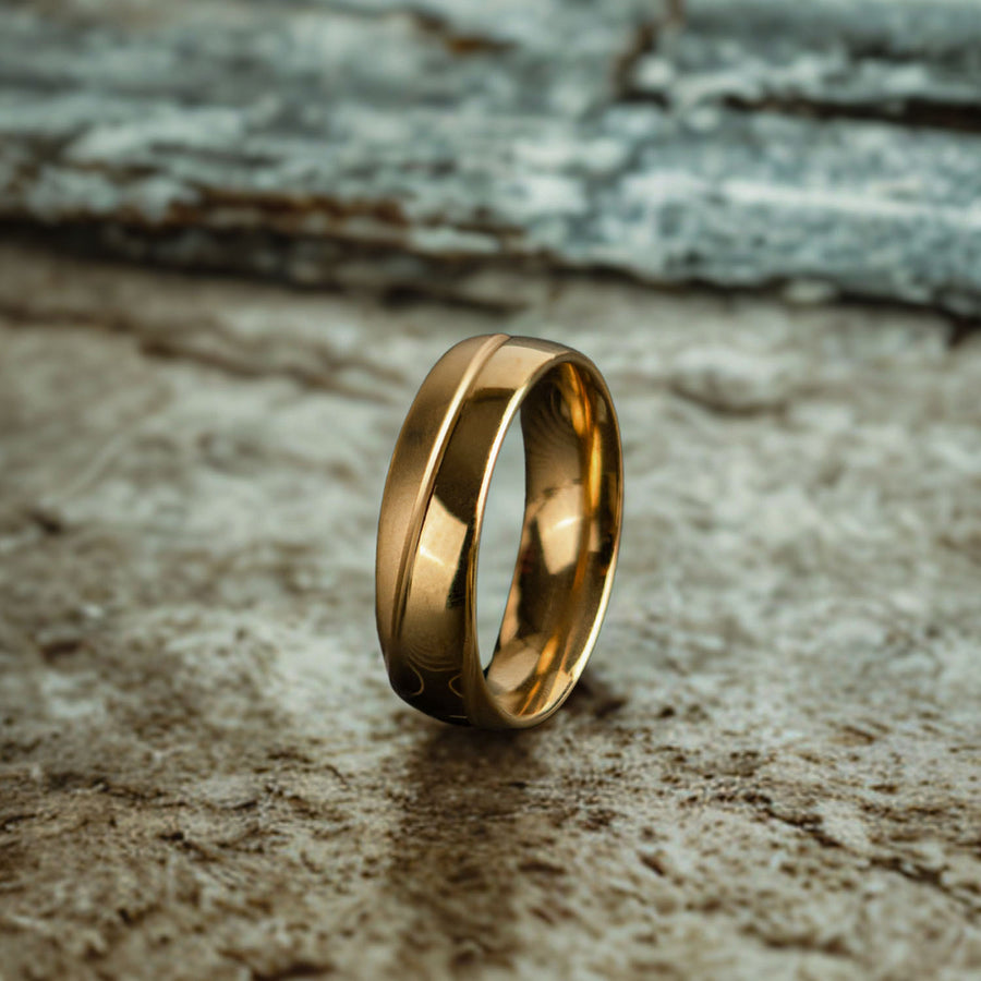 Dual Finish Band Ring