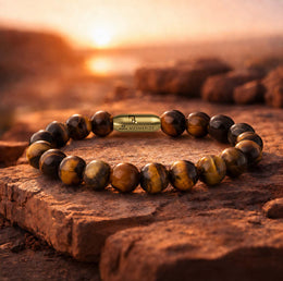 Courageous Tiger Eye Natural Stone Bracelet