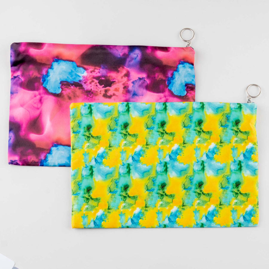 Carry On Pouch (Dark Aurora, Spring Macaw)