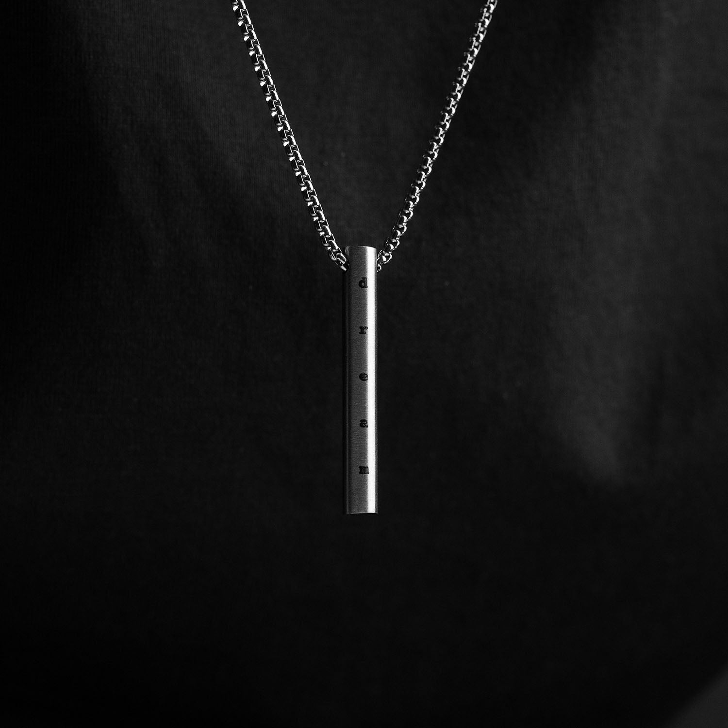 Dream Silver Barrel Necklace