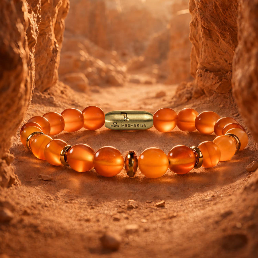 Empowering Carnelian Natural Stone Bracelet