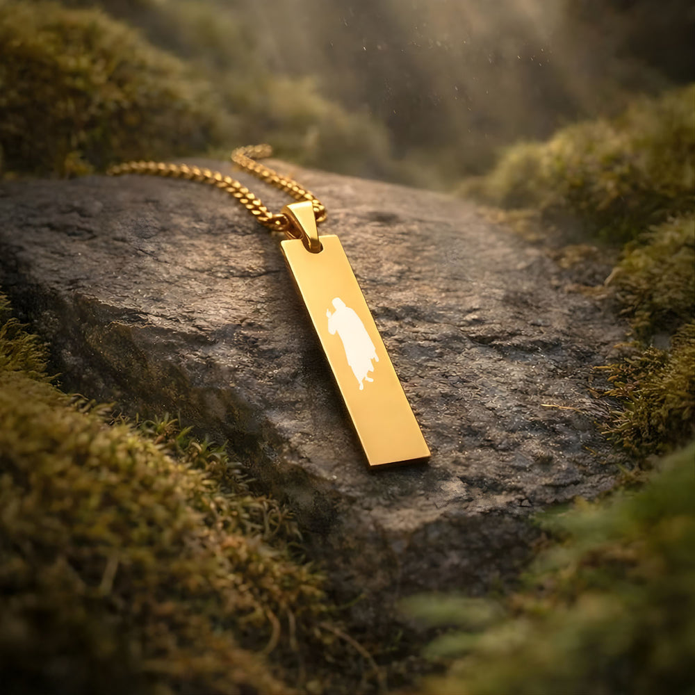 Sai Baba Mini Tag Necklace | Mesmerize