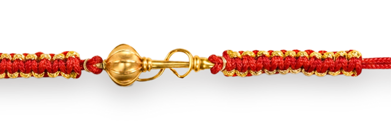 Hanuman Gada Pure Silver Plated Rakhi