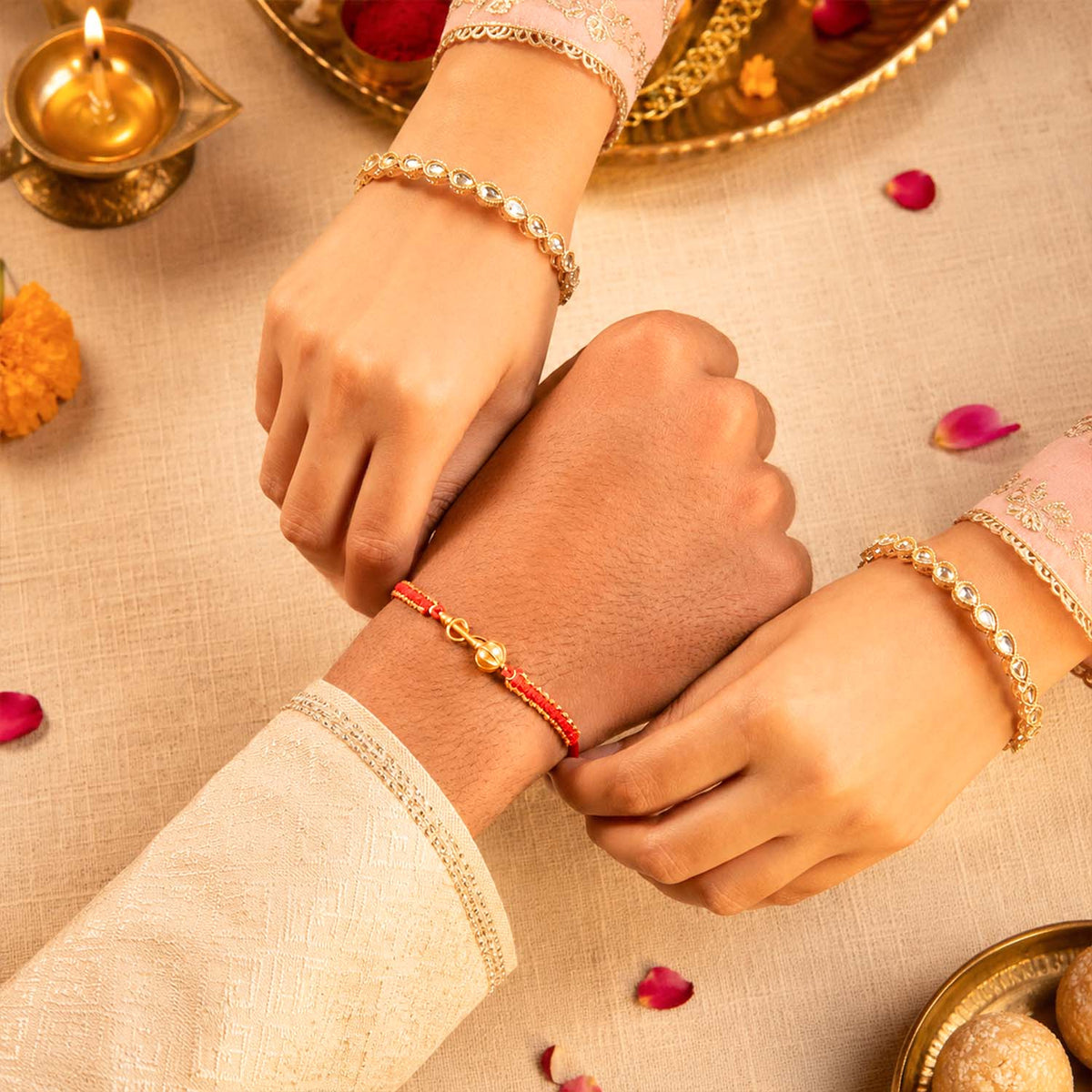 Hanuman Gada Silver Plated Rakhi