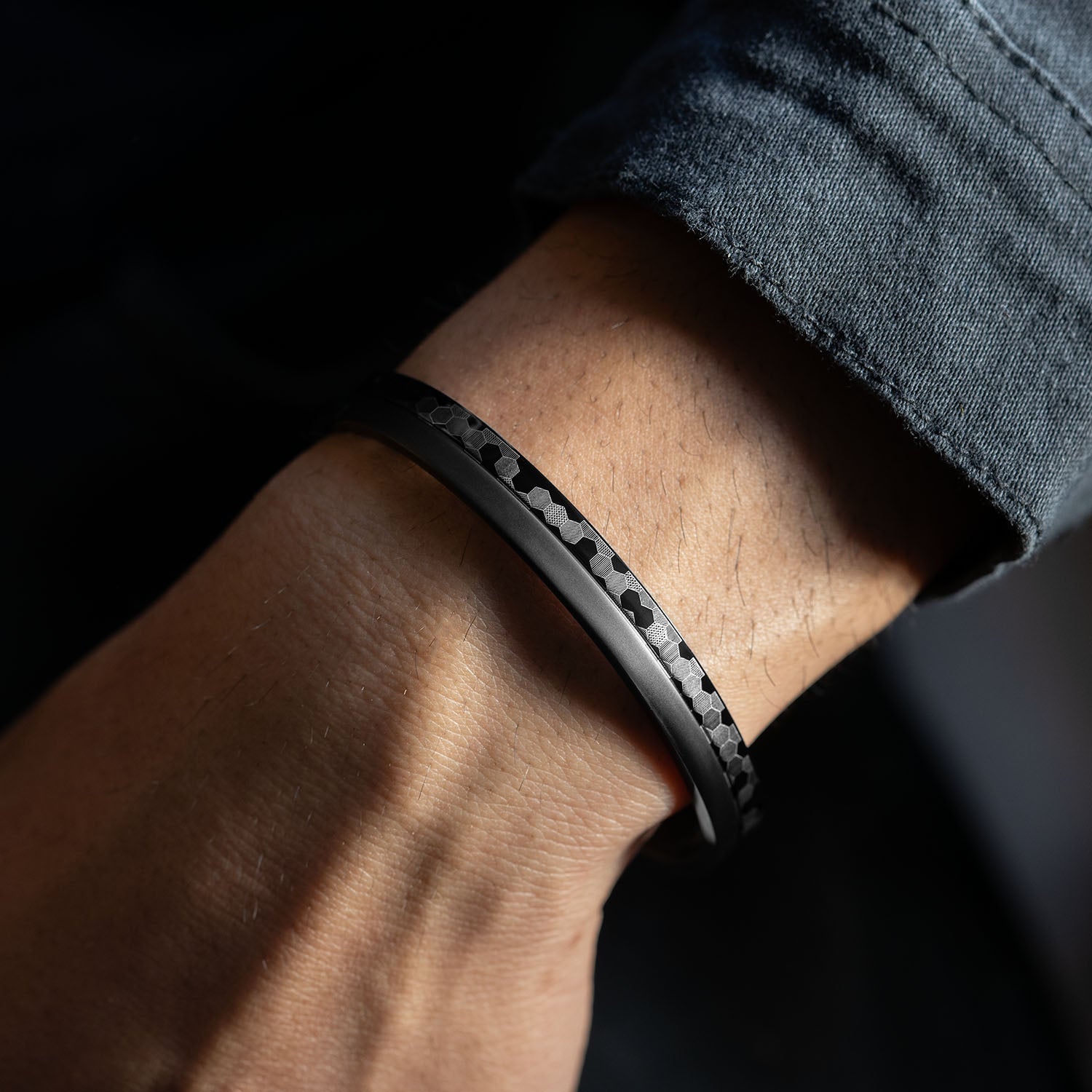 Hex Matrix Kada Bracelet