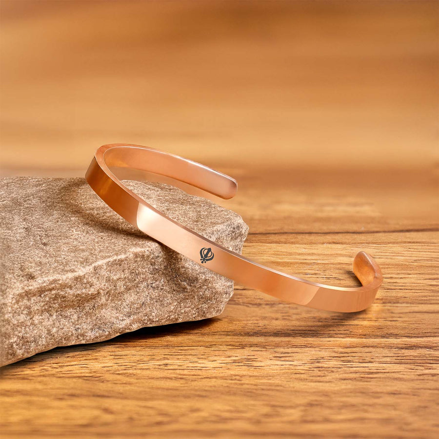 Khanda Gloss Cuff Adjustable Bracelet