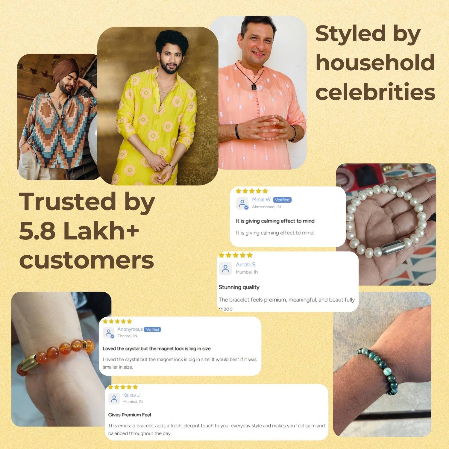 Gleaming Hemimorphite Natural Stone Bracelet With MagSnap 2