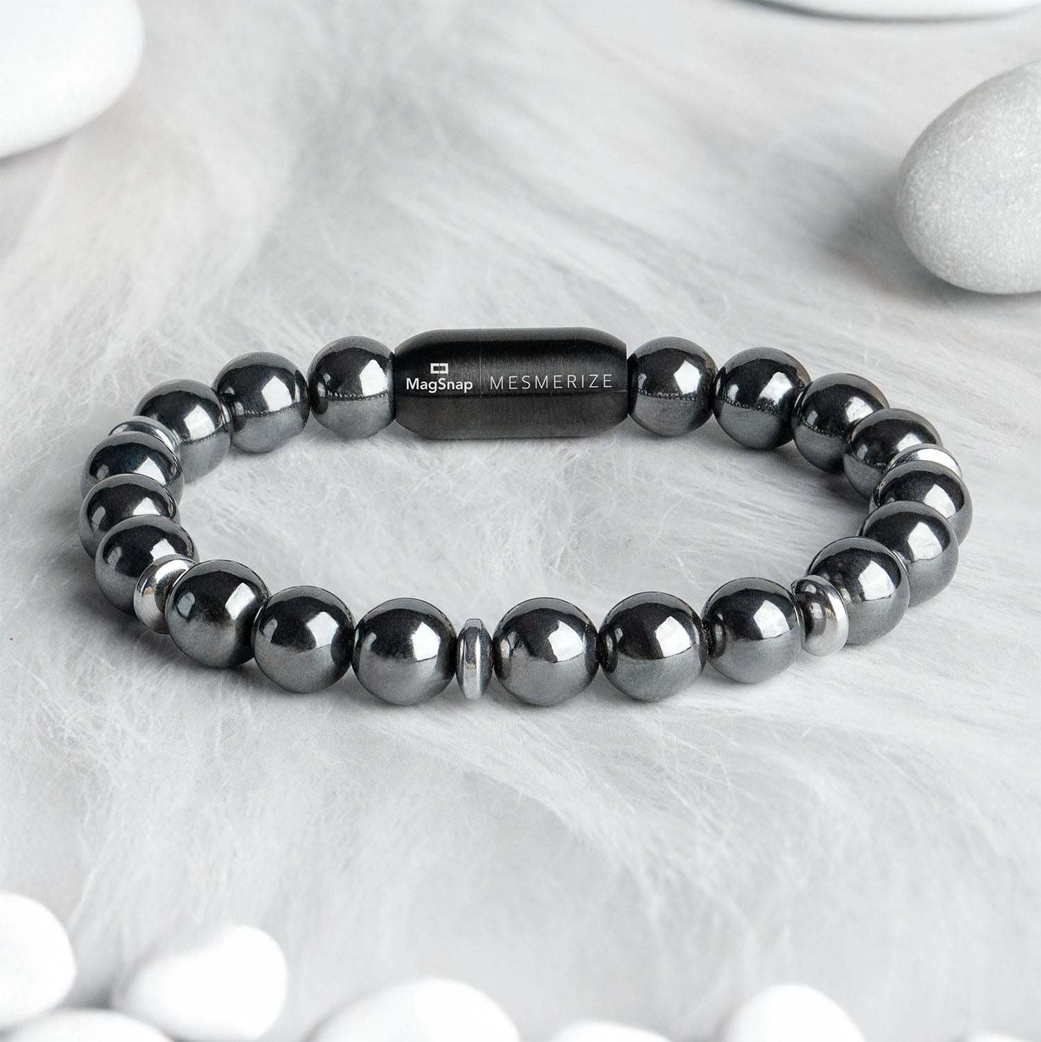 Mystic Grey Hametite Natural Stone Bracelet