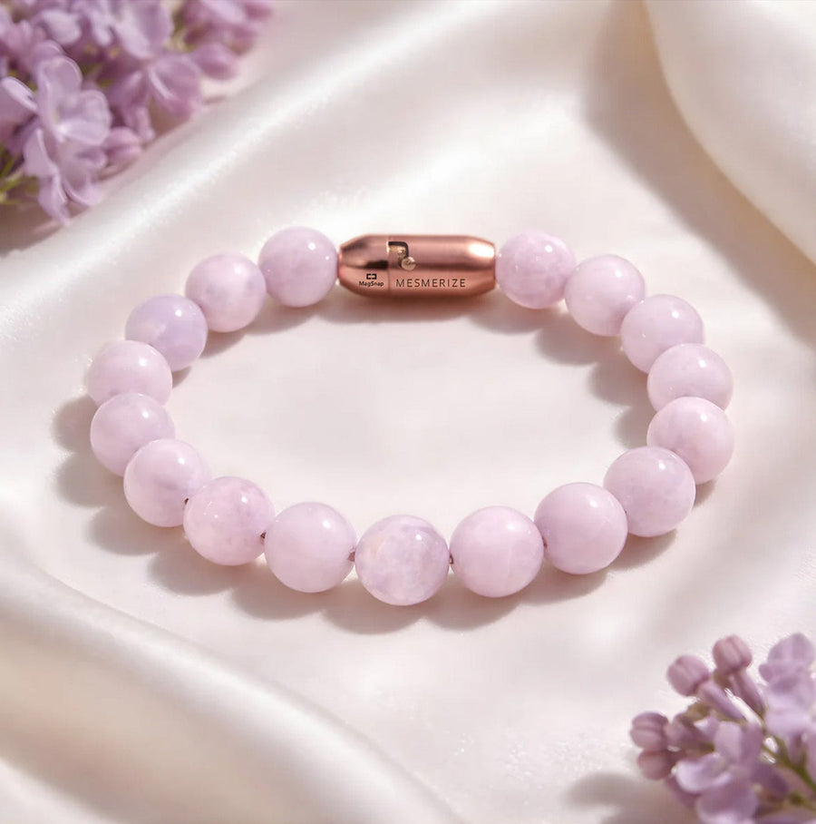 Nurturing Kunzite Natural Stone Bracelet With MagSnap 4