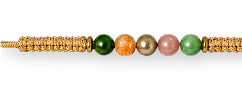 Power Rajyog Natural Stone Rakhi
