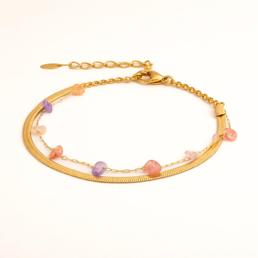 Prism Flow Stack Adjustable Bracelet