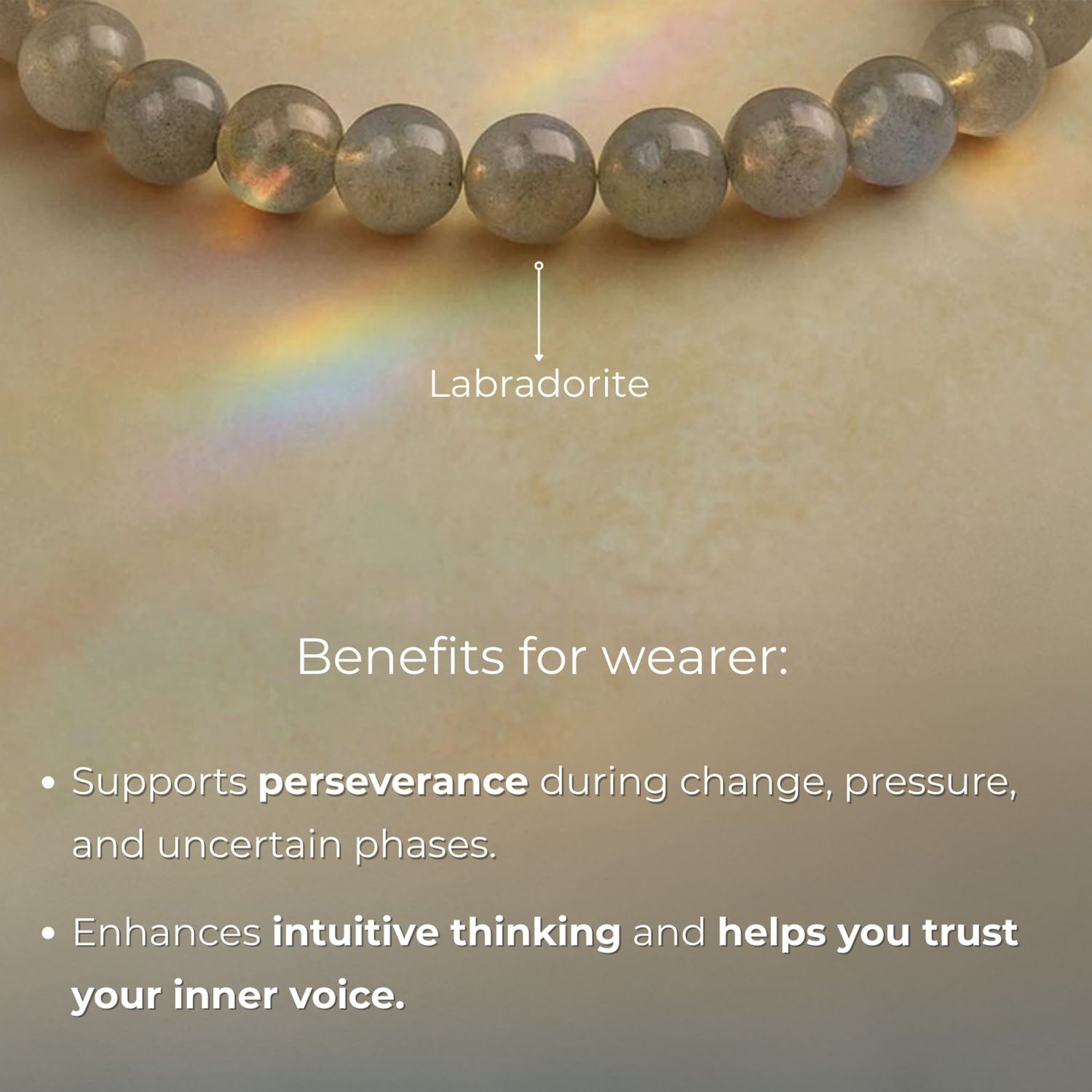 Resilient Labradorite Natural Stone Bracelet With MagSnap 2