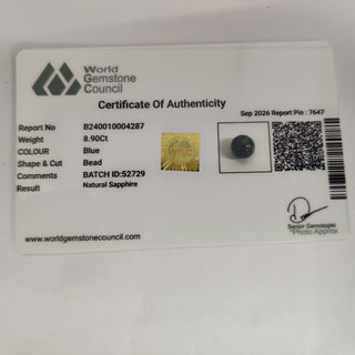 Sapphire lab certificate 3