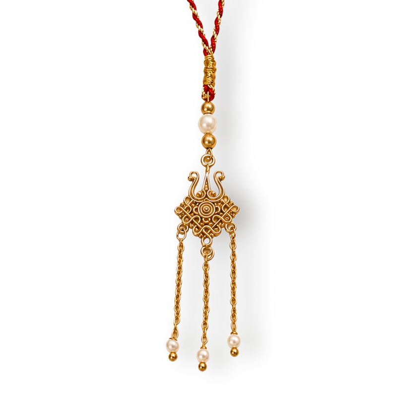 Shakti Pure Silver Plated Lumba Rakhi