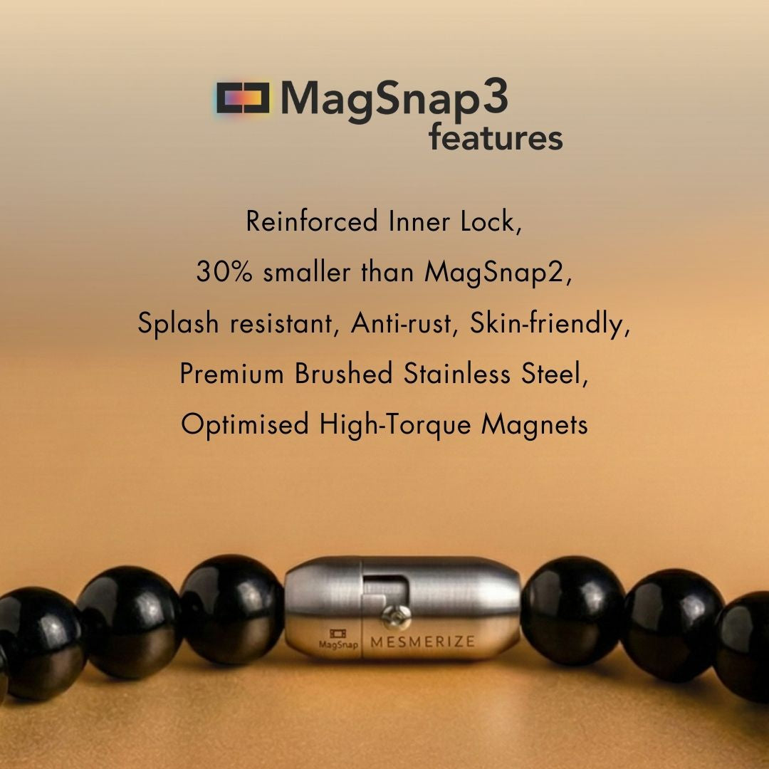 Intuitive Rainbow Moonstone Natural Stone Bracelet With MagSnap 2