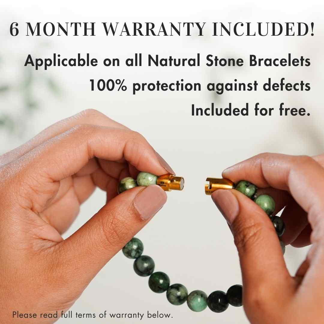 Fiery Essence Ruby(Manik) Natural Stone Bracelet with Magsnap2