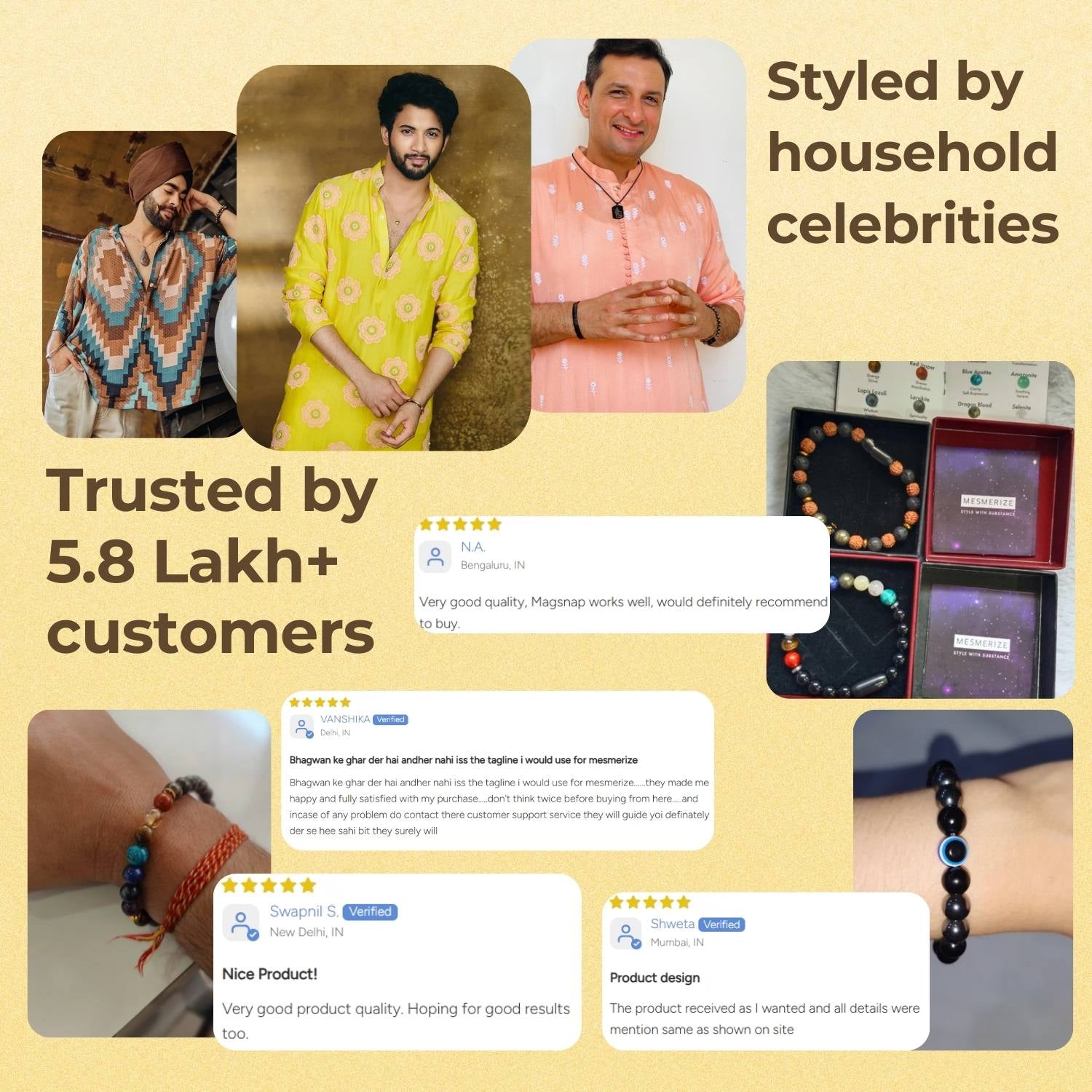 Compassionate Amethyst & Rose Quartz Natural Stone Bracelet