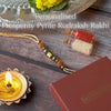 Personalised Prosperity Pyrite Rudraksh Rakhi