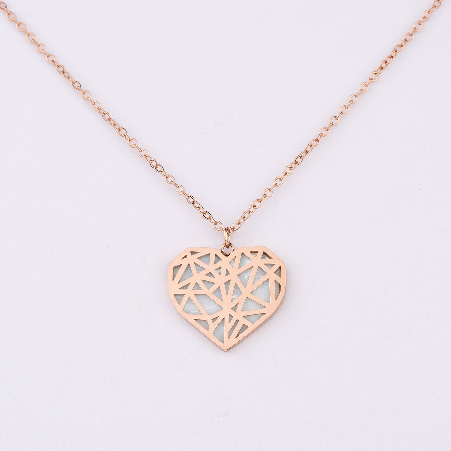 W Premium Jewellery Necklace Polyheart Combo