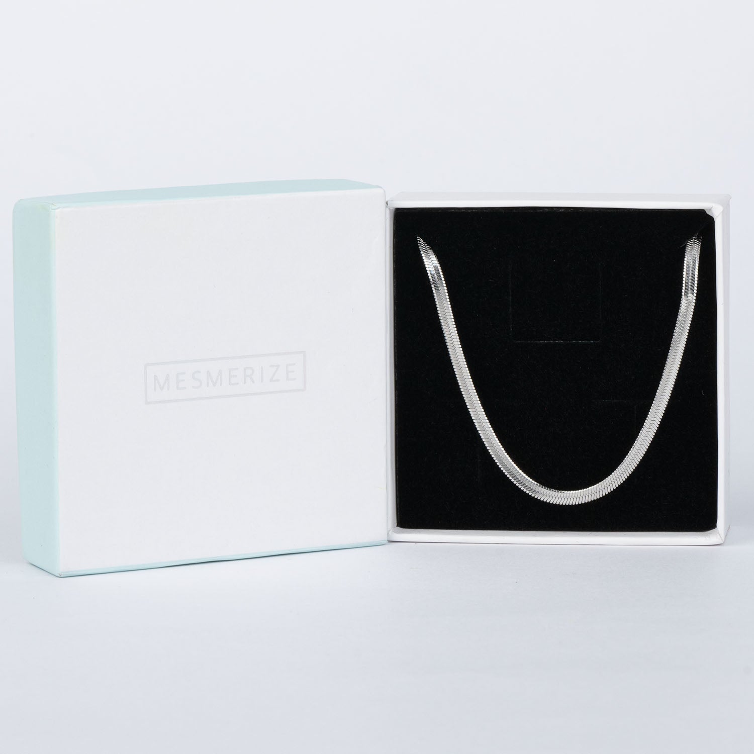 W Premium Jewellery Necklace Snake Chain Silver